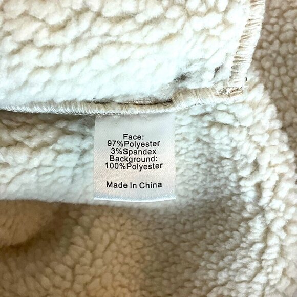 NWT Tuckernuck French Gray Suede Thayer Coat Size M Faux Sherpa Collar - Picture 10 of 11